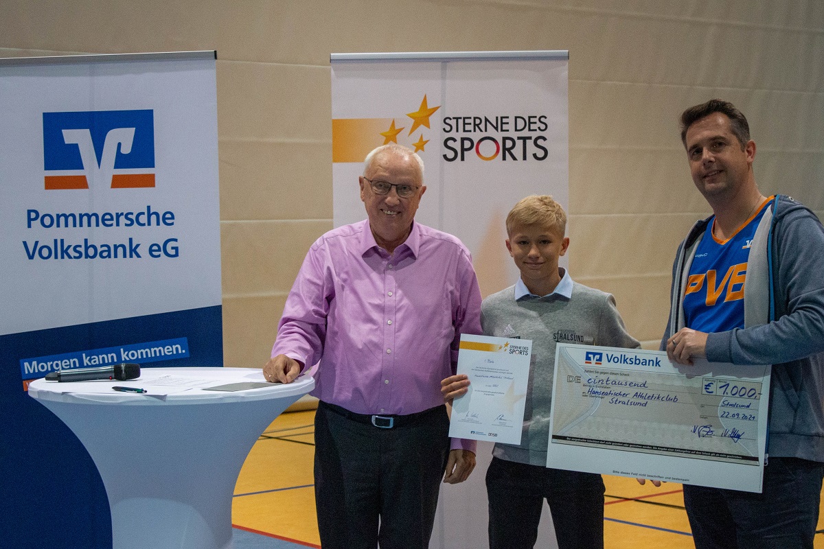 Hanseatischer Athletikclub Stralsund "Stern des Sports" in Bronze 2021